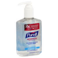 Purell Hand Sanitizer, Advanced, Refreshing Gel, 8 Ounce