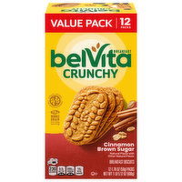 belVita Cinnamon Brown Sugar Breakfast Biscuits, Value Pack, 21.12 Ounce