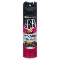 Hot Shot Ant & Roach Plus Germ Killer2, Fresh Floral Scent, 17.5 Ounce