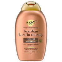 OGX Shampoo, Ever Strengthening + Brazilian Keratin Therapy, 385 Millilitre