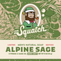 Dr. Squatch Natural Soap, Men's, Alpine Sage, 5 Ounce