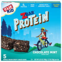 Zbar Crispy Snack Bars, Whole Grain, Chocolate Mint, 5 Each