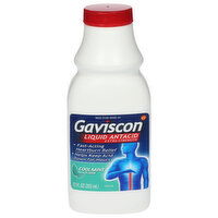 Gaviscon Antacid, Extra Strength, Liquid, Cool Mint Flavor, 12 Fluid ounce