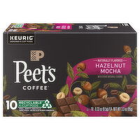 Peet's Coffee Coffee, Hazelnut Mocha, K-Cup Pods, 10 Each