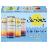 Surfside Assorted Vodka Iced Tea Pack, 8 Each