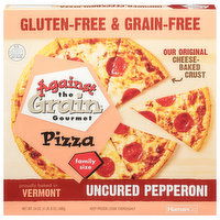 Against the Grain Gourmet Pizza, Uncured Pepperoni, Family Size, 24 Ounce