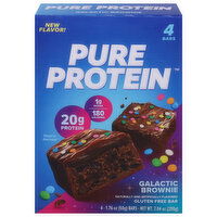 Pure Protein Bar, Gluten Free, Galactic Brownie, 4 Each