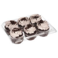 Cub Whipped Topping Oreo Cupcakes, 6 Each