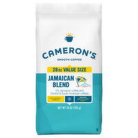 Cameron's Coffee, Bag, Jamaican Blend Medium-Dark Roast Grounds, 28 Ounce