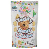 Global Brands Cookies, Teddy Bear, Birthday Cake, Bite Size, 10 Ounce