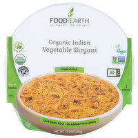 Food Earth Vegetable Biryani, Organic, Indian, 7.93 Ounce