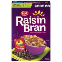 Raisin Bran Cereal, Whole Grain Wheat & Bran, 25 Ounce