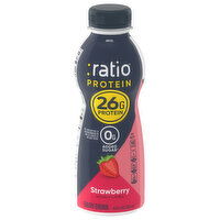 Ratio Protein Dairy Drink, Strawberry, 10.8 Fluid ounce