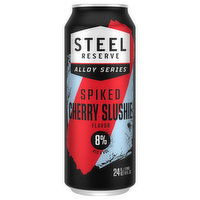 Steel Reserve Alloy Series Malt Beverage, Spiked, Cherry Slushie Flavor, 24 Fluid ounce