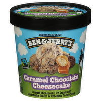 Ben & Jerry's Ice Cream, Caramel Chocolate Cheesecake, 1 Pint