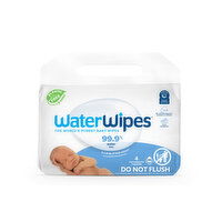 WaterWipes Original 99.9% Water Based Wipes, Unscented & Hypoallergenic for Sensitive Skin, 240 Each