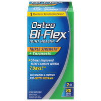 Osteo Bi-Flex Coated Tablets Triple Strength + Turmeric Joint Health, 80 Each