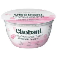 Chobani Yogurt, Low-Fat, Greek, Willamette Raspberry, 5.3 Ounce