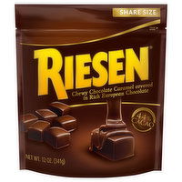 Riesen Chocolate Caramel, Chewy, Share Size, 12 Ounce