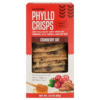 NU Bake Phyllo Crisps, Cranberry Oat, 2.8 Ounce