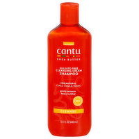 Cantu Shampoo, Cleansing Cream, Sulfate-Free, Shea Butter, 13.5 Fluid ounce