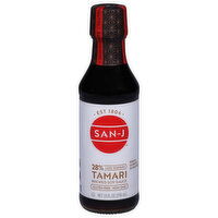 San-J Brewed Soy Sauce, Tamari, 28% Less Sodium, 10 Fluid ounce