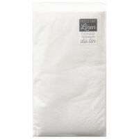 Sensations Napkins, White Ultra Blanc, 1 Ply, 20 Each