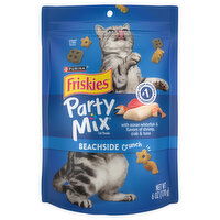 Friskies Party Mix Beachside Crunch Cat Treats, 6 Ounce