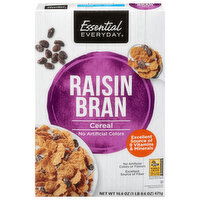 Essential Everyday Cereal, Raisin Bran, 16.6 Ounce
