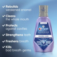 Crest Pro Health Advanced Crest Pro-Health Advanced Enamel Care Mouthwash, Alcohol Free, Strengthens Enamel, Mint - 1 L, 33.8 Fluid ounce