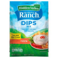 Hidden Valley The Original Ranch Dips Mix, Fiesta, 1.1 Ounce