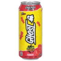 Ghost Energy Drink, Zero Sugar, Redberry, Sour Patch Kids, 16 Fluid ounce