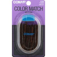 conair Styling Essentials Bobby Pins, Color Match, Brunette, 75 Each