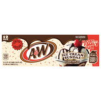 A&W Ice Cream Sundae Soda, 12 Each