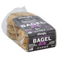 O'Doughs Thins Bagels, Gluten Free, Sprouted Whole Grain Flax, 6 Each