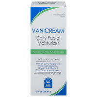 Vanicream Facial Moisturizer, for Sensitive Skin, Daily, 3 Fluid ounce