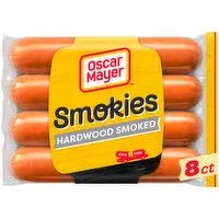 Oscar Mayer Hardwood Smoked Smokies Uncured Smoked Sausage, 8 Each