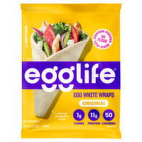 Egglife Egg White Wraps, Original, 6 Each
