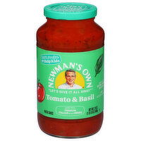 Newman's Own Pasta Sauce, Tomato & Basil, 24 Ounce