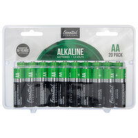 Essential Everyday Batteries, AA, 20 Pack, 20 Each