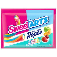 Sweetarts Soft & Chewy Ropes Twisted Rainbow Punch Candy, 9 Ounce