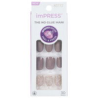 imPress Nails, Flawless, Short, 30 Each