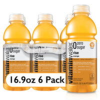 vitaminwater  Sugar Rise, Electrolyte Enhanced Water W/ Vitamins, Orange Drinks, 6 Each