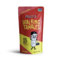 Fillo's Walking Tamales, Bean Salsa Roja Corn Bar, 4 Ounce