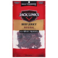 Jack Link's Beef Jerky, Original, Half Pounder, 8 Ounce