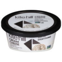 Kite Hill Cream Cheese Alternative, Dairy Free, Everything, 8 Ounce