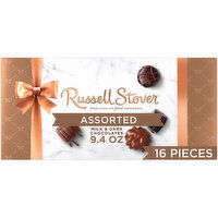 Russell Stover Assorted Milk & Dark Chocolate Candy Gift Box, 9.4 Ounce