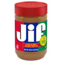 Jif Peanut Butter, Creamy, 16 Ounce