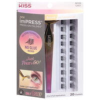 imPress Clusters, Press-On Falsies, Natural, 20 Each