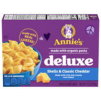 Annie's Deluxe Shells & Classic Cheddar Pasta & Cheese Sauce, 11.3 Ounce